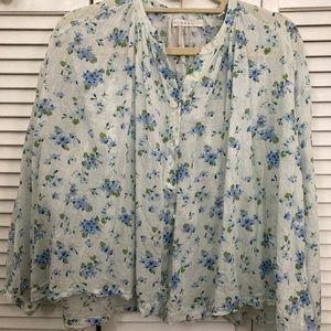 Doen blue primrose Jane blouse